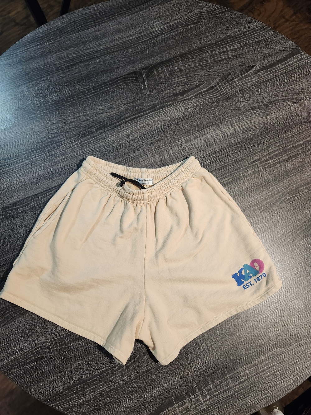 The Hang Lose Hunt Beige Logo Lounge Shorts